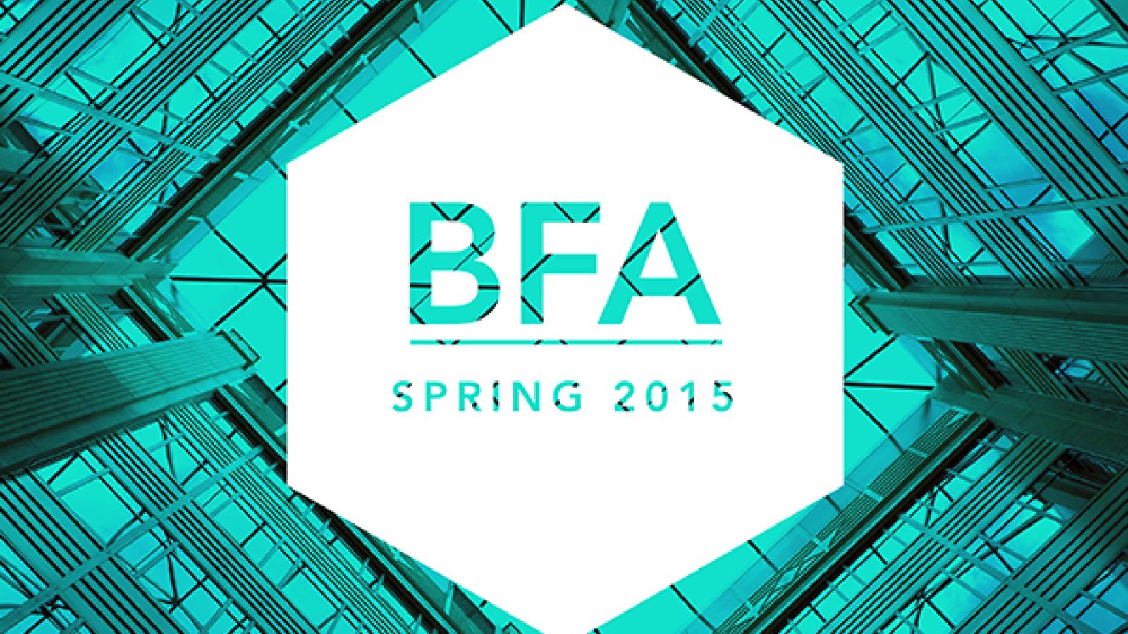 Bachelor of Fine Arts Senior Projects Exhibition Logo